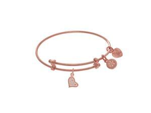 Heart Charm Expandable Tween Bangle Bracelet Heart Charm Expandable Tween Bangle Bracelet