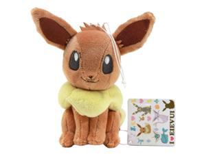 Pokemon I LOVE Eevee Soft Plush Doll - 48301 ~ 6" Eevee Pokemon I LOVE Eevee Soft Plush Doll - 48301 ~ 6" Eevee