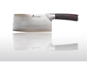 Zhen Japanese Damascus VG-10 Light Cleaver Chopping Knife 6.5" Zhen Japanese Damascus VG-10 Light Cleaver Chopping Knife 6.5"