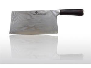 Zhen Japanese Damascus VG-10 Large Cleaver Chopping Knife 8" Zhen Japanese Damascus VG-10 Large Cleaver Chopping Knife 8"