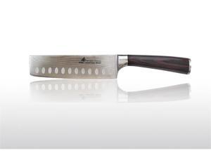 Zhen Japanese Damascus VG-10 Nakiri Hollow Ground Knife 7" Zhen Japanese Damascus VG-10 Nakiri Hollow Ground Knife 7"