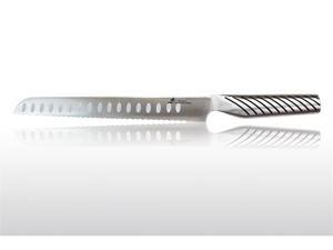 Zhen Japanese Steel Hollow Ground Bread Knife 9.5" Zhen Japanese Steel Hollow Ground Bread Knife 9.5"