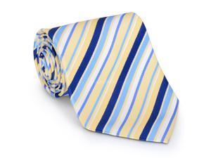 Paolo Davide Men's Woven Blue & Yellow Tie Paolo Davide Men's Woven Blue & Yellow Tie