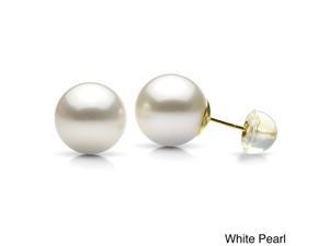 14k Yellow Gold Round Cultured Pearl Stud Earrings (7.00 mm) 14k Yellow Gold Round Cultured Pearl Stud Earrings (7.00 mm)
