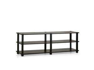 Furinno 14038DBR/BK TST No Tools 3-Tier Wide Shoe Storage Rack, Dark Brown/Black Furinno 14038DBR/BK TST No Tools 3-Tier Wide Shoe Storage Rack, Dark Brown/Black