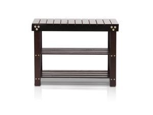 Furinno FNCJ-33019EX Pine Solid Wood Shoe Rack, Espresso Furinno FNCJ-33019EX Pine Solid Wood Shoe Rack, Espresso