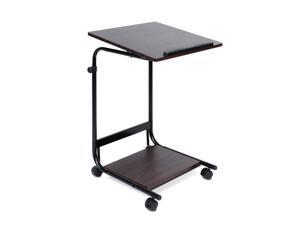 Furinno FNBL-22090 Boyate Adjustable Rolling Laptop Desk, Walnut Furinno FNBL-22090 Boyate Adjustable Rolling Laptop Desk, Walnut