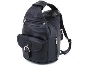 Womens Leather Backpack Purse Sling Shoulder Bag Handbag 3 in 1 Convertible New Womens Leather Backpack Purse Sling Shoulder Bag Handbag 3 in 1 Convertible New