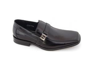 Mens Leather Dress Shoes Buckle Loafers Slip On Black Dressy Free Shoe Horn NEW Mens Leather Dress Shoes Buckle Loafers Slip On Black Dressy Free Shoe Horn NEW