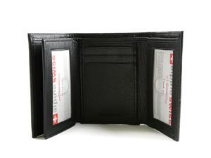 Alpine Swiss ASW173 Men‘s Leather Trifold Wallet - 10 Card Slots 2 IDs 2 Bill Sections Alpine Swiss ASW173 Men‘s Leather Trifold Wallet - 10 Card Slots 2 IDs 2 Bill Sections
