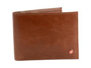 Alpine Swiss RFID Blocking Mens Leather Bifold Wallet Removable ID Card Passcase Alpine Swiss RFID Blocking Mens Leather Bifold Wallet Removable ID Card Passcase