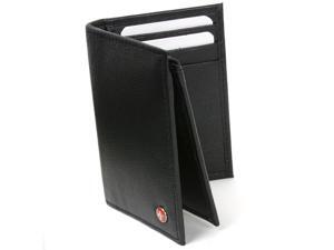 Alpine Swiss L Shape Trifold Mens Leather Wallet RFID Safe Secure Billfold Cards Alpine Swiss L Shape Trifold Mens Leather Wallet RFID Safe Secure Billfold Cards