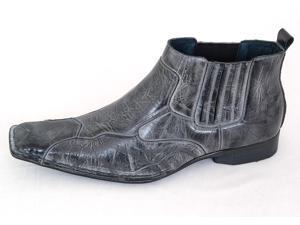 Mens Dress Boots Leather Lined Tapered Ankle Stretch Fit Shoes Fashion Pullup NW Mens Dress Boots Leather Lined Tapered Ankle Stretch Fit Shoes Fashion Pullup NW
