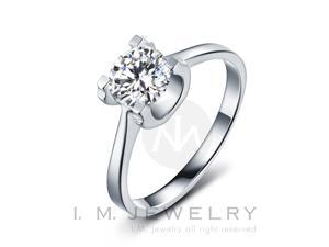 Sole with 1 carat simulated diamond Sterling Silver engagement Ring Sole with 1 carat simulated diamond Sterling Silver engagement Ring