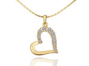 18K gold plated SWAROVSKI ELEMENTS Pendant Necklace White Gold 18K gold plated SWAROVSKI ELEMENTS Pendant Necklace White Gold