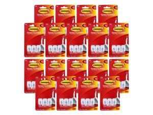 3M Command Small Wire Hooks, 0.5 lb Capacity, White, Pack of 54 (17067ES) 3M Command Small Wire Hooks, 0.5 lb Capacity, White, Pack of 54 (17067ES)