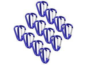 SecureLine 2" Bright Spring Link Carabiner 1/4 in Clip, Pack of 24 - Purple SecureLine 2" Bright Spring Link Carabiner 1/4 in Clip, Pack of 24 - Purple