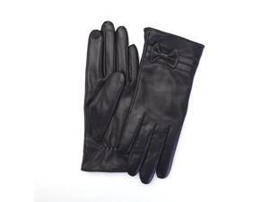 Royce Leather Black Premium Lambskin Leather Cellphone Tablet Touchscreen Gloves, Women's Medium, Black Royce Leather Black Premium Lambskin Leather Cellphone Tablet Touchscreen Gloves, Women's Medium, Black