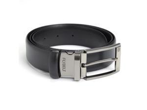 Royce Leather Black Airport Security Checkpoint Friendly Fly Belt in Italian Saffiano Genuine Leather with Detachable Chrome Buckle, Waist Size 36 Royce Leather Black Airport Security Checkpoint Friendly Fly Belt in Italian Saffiano Genuine Leather with Detachable Chrome Buckle, Waist Size 36