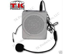 Aker Voice Amplifier 10watts White MR1508 by TK Products LLC, Portable, for Teachers, Coaches, Tour Guides, Presentations, Costumes, Etc. Aker Voice Amplifier 10watts White MR1508 by TK Products LLC, Portable, for Teachers, Coaches, Tour Guides, Presentations, Costumes, Etc.