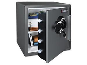 NEW-Combination Fire-Safe, 1.23 ft3, 16-3/8w x 19-3/8d x 17-7/8h, Gray-SFW123DEB NEW-Combination Fire-Safe, 1.23 ft3, 16-3/8w x 19-3/8d x 17-7/8h, Gray-SFW123DEB