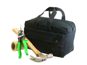 Tool Bag, Canvas/Fiber, Green, Texsport, 11830 Tool Bag, Canvas/Fiber, Green, Texsport, 11830