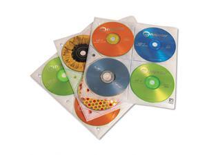 Two-Sided CD Storage Sleeves for Ring Binder, 25/Pack - CDP200 Two-Sided CD Storage Sleeves for Ring Binder, 25/Pack - CDP200