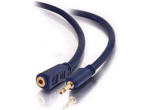 C2G 6ft Velocity 3.5mm Mono Audio Extension Cable M/F C2G 6ft Velocity 3.5mm Mono Audio Extension Cable M/F