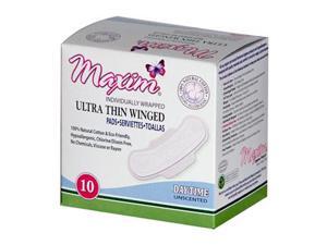 Maxim Hygiene Natural Cotton Ultra Thin Winged Pads Daytime - 10 Pads Maxim Hygiene Natural Cotton Ultra Thin Winged Pads Daytime - 10 Pads