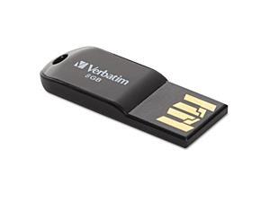 Verbatim Store 'n' Go Micro 8 GB USB Flash Drive - Black Verbatim Store 'n' Go Micro 8 GB USB Flash Drive - Black