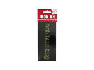 Bah Hum Bug Rhinestone Iron-On Transfer Bah Hum Bug Rhinestone Iron-On Transfer