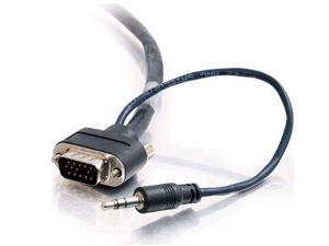 15FT PLENUM-RATED HD15 SXGA 3.5MM M/M MONITOR CABLE WITH ROUNDED LOW PROFILE C 15FT PLENUM-RATED HD15 SXGA 3.5MM M/M MONITOR CABLE WITH ROUNDED LOW PROFILE C