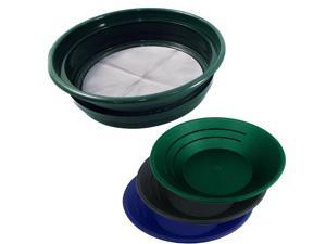 Gold Sifting Classifier (1/50" Mesh) Screen Sieve Prospect Pan w/Free Pan Gold Sifting Classifier (1/50" Mesh) Screen Sieve Prospect Pan w/Free Pan