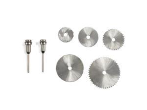 5pc High Speed Steel Saw Blades & 2 Mandrels 5pc High Speed Steel Saw Blades & 2 Mandrels