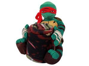 Teenage Mutant Ninja Turtles Raphael Stuffed Plush Toy Animal With Blanket Teenage Mutant Ninja Turtles Raphael Stuffed Plush Toy Animal With Blanket