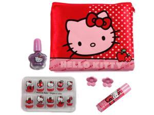 14pc Hello Kitty Girls Hair And Nail Dress-up Cosmetic Beauty Set with Clutch 14pc Hello Kitty Girls Hair And Nail Dress-up Cosmetic Beauty Set with Clutch