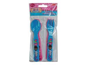 Disney Doc McStuffins 4 Piece Fork and Spoon Utensil Set Disney Doc McStuffins 4 Piece Fork and Spoon Utensil Set