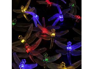 Wyz Works Solar Fairy String Lights 20 LED DRAGONFLY - Multi-Color Wyz Works Solar Fairy String Lights 20 LED DRAGONFLY - Multi-Color