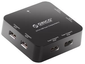 ORICO 36W 6 Port Family-sized Desktop USB Charger with PowerIQ Technology for iPhone 6 6 Plus 5 5C 5S; iPad Air mini; Galaxy S4 S5; Note 2 3; HTC One (M8); Nexus and More - Black (DCP-6U) ORICO 36W 6 Port Family-sized Desktop USB Charger with PowerIQ Technology for iPhone 6 6 Plus 5 5C 5S; iPad Air mini; Galaxy S4 S5; Note 2 3; HTC One (M8); Nexus and More - Black (DCP-6U)