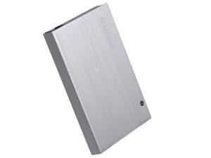 ORICO 25AU3-SV Tool Free USB 3.0 Aluminum 2.5 " SATA to USB 3.0 External Hard Drive Enclosure with Exclusive Sleeve - Sliver ORICO 25AU3-SV Tool Free USB 3.0 Aluminum 2.5 " SATA to USB 3.0 External Hard Drive Enclosure with Exclusive Sleeve - Sliver