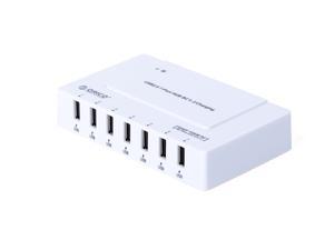 ORICO 60W 7-Port BC 1.2 Rapid Charger USB USB2.0 Charging HUB and Charger Combine HUB for iPhone 6 Plus 5s 5c 5; iPad Air mini,Galaxy S5 S4; Note 4 3 2 Edge,Nexus - White (UCHA-60W) ORICO 60W 7-Port BC 1.2 Rapid Charger USB USB2.0 Charging HUB and Charger Combine HUB for iPhone 6 Plus 5s 5c 5; iPad Air mini,Galaxy S5 S4; Note 4 3 2 Edge,Nexus - White (UCHA-60W)