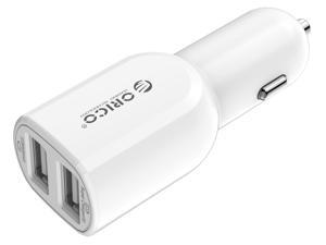 ORICO 20W Dual Port USB Car Charger with 1x 5V2.4A Super Charging Port and 1x 5V1.5A Universal Charging Port for iPhone, iPad, Samsung S6 , Nexus, HTC M9, Motorola and More - White (UCA-2U) ORICO 20W Dual Port USB Car Charger with 1x 5V2.4A Super Charging Port and 1x 5V1.5A Universal Charging Port for iPhone, iPad, Samsung S6 , Nexus, HTC M9, Motorola and More - White (UCA-2U)