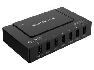ORICO 7-Port USB 3.0 SuperSpeed Hub with 36W Power Adapter - VIA VL812 Controller - Windows, Mac OS X, and Linux Support - Full USB 2.0 Backwards Compatibility - Black (H9978-U3-US) ORICO 7-Port USB 3.0 SuperSpeed Hub with 36W Power Adapter - VIA VL812 Controller - Windows, Mac OS X, and Linux Support - Full USB 2.0 Backwards Compatibility - Black (H9978-U3-US)
