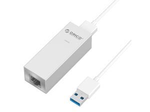 ORICO Unibody Aluminum USB 3.0 to RJ45 10/100/1000 Gigabit Ethernet Adapter LAN Wired Network Convertor -Sliver ( ASL-U3) ORICO Unibody Aluminum USB 3.0 to RJ45 10/100/1000 Gigabit Ethernet Adapter LAN Wired Network Convertor -Sliver ( ASL-U3)