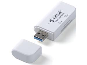 ORICO Mini 2 Slot SuperSpeed USB 3.0 Card Reader / Writer for Windows, Mac, Linux, and Certain Android Systems - Support SD / Micro SD Memory Card, WH (CTU31) ORICO Mini 2 Slot SuperSpeed USB 3.0 Card Reader / Writer for Windows, Mac, Linux, and Certain Android Systems - Support SD / Micro SD Memory Card, WH (CTU31)
