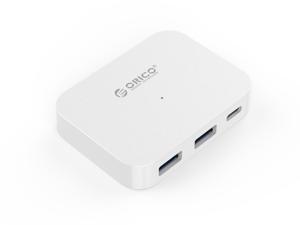 ORICO 4 Port Mini Portable USB3.1 Type-C Hub for Windows XP / Vista / 7 / 8, Linux and Mac OS -White (TC2U-U3) ORICO 4 Port Mini Portable USB3.1 Type-C Hub for Windows XP / Vista / 7 / 8, Linux and Mac OS -White (TC2U-U3)