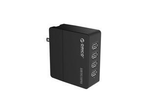 ORICO DCX-4U 34W 6.8A 4-Port Portable Travel Wall USB Charger with Foldable Plug for iPhone 6s / 6 / 6 plus, iPad Air 2 / mini 3, Samsung Galaxy S6 Edge / Note 5, HTC M9, Nexus and More - black ORICO DCX-4U 34W 6.8A 4-Port Portable Travel Wall USB Charger with Foldable Plug for iPhone 6s / 6 / 6 plus, iPad Air 2 / mini 3, Samsung Galaxy S6 Edge / Note 5, HTC M9, Nexus and More - black
