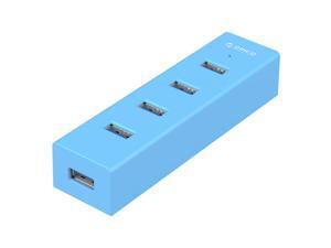 ORICO 4 Port Portable Super Speed USB 3.0 Hub a Built-in 3ft USB 3.0 Cable for Ultra Book, Macbook Air, Windows 8 Tablet Pc -Blue (H4013-U3-V1) ORICO 4 Port Portable Super Speed USB 3.0 Hub a Built-in 3ft USB 3.0 Cable for Ultra Book, Macbook Air, Windows 8 Tablet Pc -Blue (H4013-U3-V1)