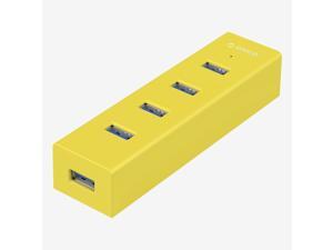 ORICO 4 Port Portable Super Speed USB 3.0 Hub Built-in 3ft USB 3.0 Cable for Ultra Book, Macbook Air, Windows 8 Tablet Pc -Orange ( H4013-U3 ) ORICO 4 Port Portable Super Speed USB 3.0 Hub Built-in 3ft USB 3.0 Cable for Ultra Book, Macbook Air, Windows 8 Tablet Pc -Orange ( H4013-U3 )