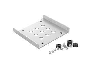 ORICO Aluminum 2.5 Inch to 3.5 Inch Bay Drive Converter Kit for Hard Drive/SSD Bracket Converter Adapter 3.5 to 1x2.5 - Silver (AC325-1S-V1) ORICO Aluminum 2.5 Inch to 3.5 Inch Bay Drive Converter Kit for Hard Drive/SSD Bracket Converter Adapter 3.5 to 1x2.5 - Silver (AC325-1S-V1)
